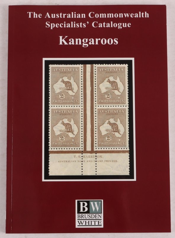 Australian Commonwealth Specialist Catalogue Kangaroos, latest 2021 edition New. 