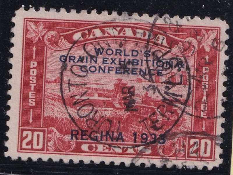 1933  CANADA - SG:330  - KING GEORGE V  - WORLD GRAIN EXHBITION  -  USED 