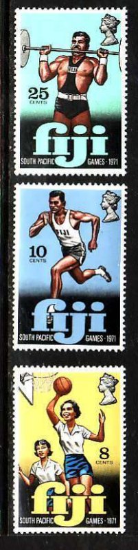 Fiji-Sc#321-3- id9-unused NH set-Sports-Women's Games-1971-