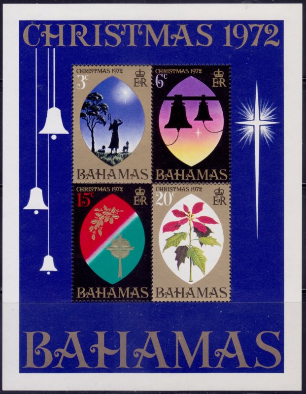 Bahamas, 1972, Christmas - minisheet, MNH,++