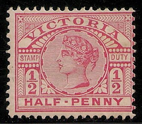 Australia Victoria #160 (SG #311) Mint VF 1886 1/2p Victoria