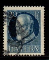 Germany - Bavaria - #102 King Ludwig III - Used