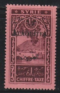 Alaouites SC J7a Mint Never Hinged. Black Overprint