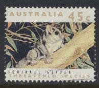 Australia SG 1317  Used  - Threatened species Squirrel Glider