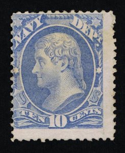 VERY AFFORDABLE GENUINE SCOTT #O40 MINT NG 1873 CBNC NAVY DEPT. OFFICIAL #19507