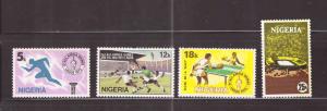 Nigeria Scott 287-290 MH* stamp set