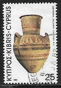 Cyprus # 540 - Clay Amphora - used.....{ZW9}