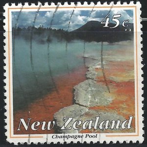 New Zealand #1155 45c Thermal Wonders Champagne Pool ~ Used