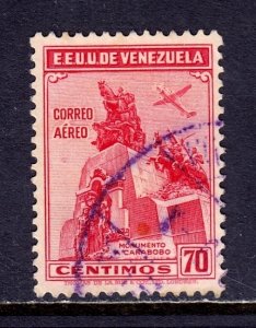 Venezuela - Scott #C131 - Used - Pencil/rev. - SCV $7.50