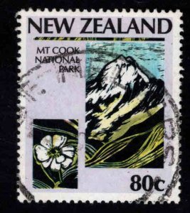 New Zealand Scott 872 Used Mt. Cook National Park stamp