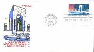 #3862 World War II Memorial Farnam FDC