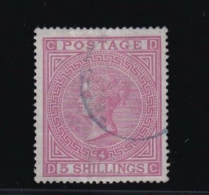 GB Scott # 90a VF Scarce used blue cancel with PSE cert. cv $ 5000 ! see pic !