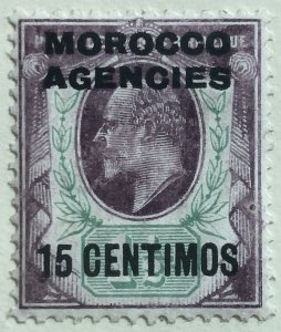 AlexStamps BRITISH OFFICES IN MOROCCO #36 VF Mint 