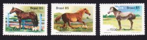 Brazil Horses 3v SG#2132/34