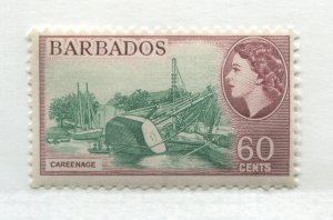Barbados QEII 1956 60 cents unmounted mint NH