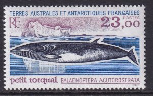 French Southern and Antarctic Territories 208 Whale MNH VF