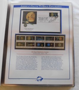 America's Salute to Space Exploration, Fleetwood First Day Covers w/ Min...