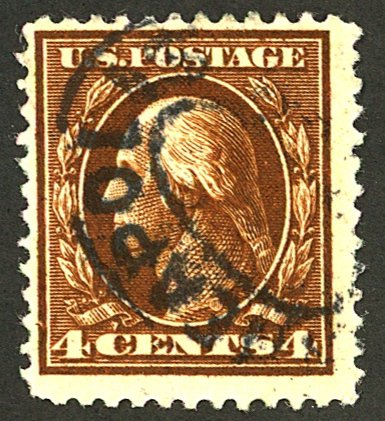 U.S. #334 USED THIN