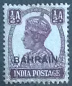 BAHRAIN GVI 1942  SG38  1/2anna   USED ..CAT £6.50