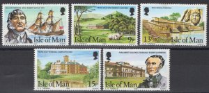 Isle of Man 177-181 MNH Manx Pioneers Society Homestead ZAYIX 041322SM33M