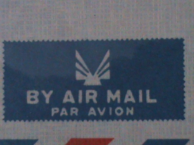 HONG KONG-1959-CV29- H,K, UNIVERSITY  STAMP- ON USED   AIRMAIL COVER-VF-LAST ONE