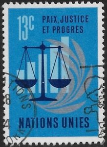 UN New York - United Nations Scott # 214 Used. All Additional Items Ship Free.