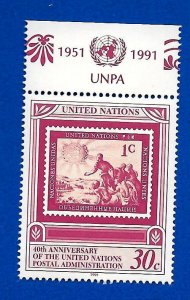 U.N. New York 1991 > MNH + TAB - Scott #597