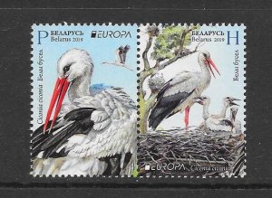 BIRDS - BELARUS #1140 (A)  EUROPA 2019  MNH