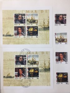 Australia 1984/86 Fish Military Sheets MH Used Mint Face $30+(Apx 130+) AB2403