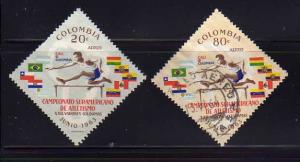 Colombia C451-C452 Set U Sports, Track, Hurdles (A)