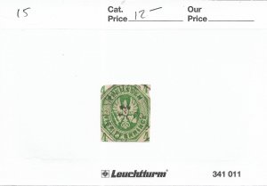 Germany: Prussia Sc # 15 used (57458)