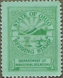 Ohio SRS #BD1c Bedding Inspection Stamp USED