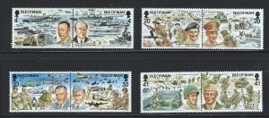 Isle of Man   MNH sc  600-607