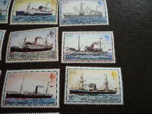 Stamps - Falkland Islands - Scott# 260-274 - Mint Never Hinged Set of 15 Stamps