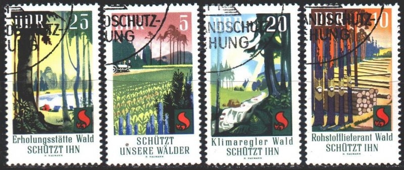 GDR. 1969. 1462-65. Forest, environmental protection. USED.