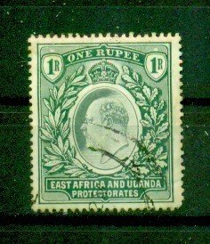 East Africa & Uganda Protectorate sc# 9 (2) used cat val $65.00