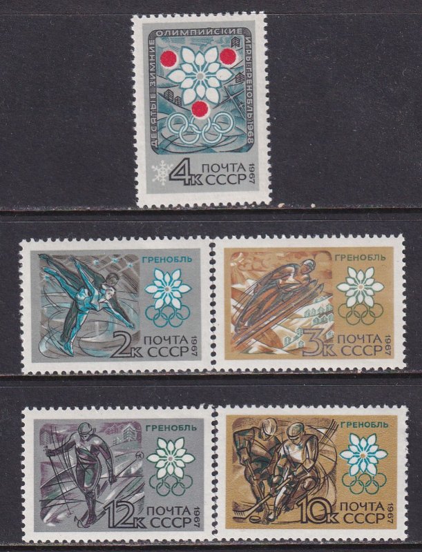 Grenoble 1968 - Xès Jeux Olympques d'Hver (emblème offcel