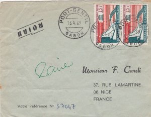 French Colonies Air Mail 1969 Cancels UNESCO Hydrologique Stamps Cover Ref 44726