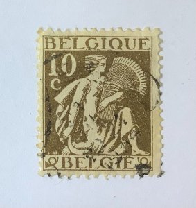 Belgium 1932 Scott 247 used -  10c,   Gleaner