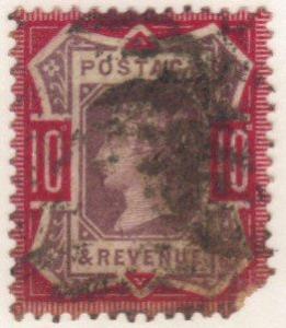 Great Britain #121 used md - 10d Victoria