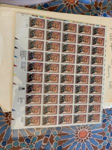 2617 W.E.B. DuBois SHEET MNH