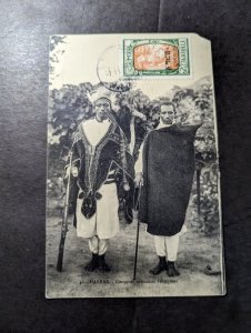 1927 Ethiopia Postcard Cover Abyssinia Africa to Zurich Switzerland