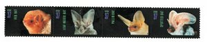 3661-64, AMERICAN BATS (CORRECT ORDER with Clear Perf's) MNH