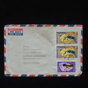 ZG-C405 NIGERIA IND - Birds, Air Mail To Germany Cover