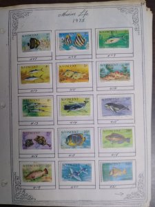 collection on pages St Vincent 1970-81 IJ: CV $291