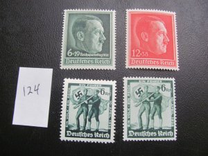 Germany 1938 MNH SC B118,B120+ SET  XF 35 EUROS (124)