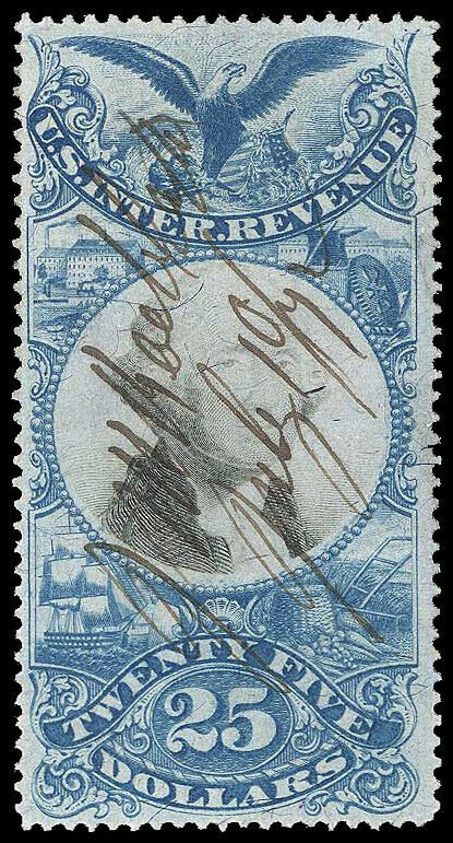 U.S. REV. SECOND ISSUE R130  Used (ID # 90465)