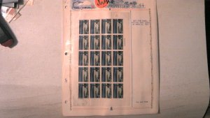 JAPAN FULL SHEET MNH SCOTT# 729