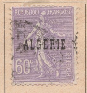 FRENCH COLONY ALGERIA 1924-25 60c Used Stamp A29P25F33135-