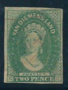 P2972 C - TASMANITATIT SG 31, 4 HUGE MARGINS, PENN CANCEL-